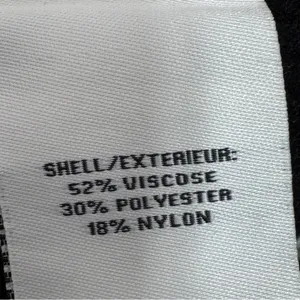 Bagatelle Collection Striped V Neck Cardigan‎ Sweater Black White Small thumbnail 10