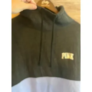 PINK - Victoria's Secret Pullover high neck sweater Love Pink Gray purple thumbnail 9