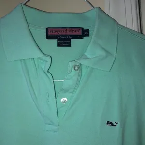 Vineyard vines seafoam light blue polo thumbnail 2