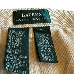 Lauren Ralph Lauren Camel Corduroy Pants Straight Leg Retro Vintage Size 8 Women thumbnail 6