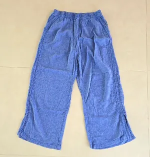 Japna Lounge Beach Blue Capri Pants thumbnail 1