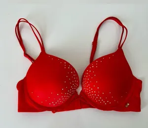 Victoria's Secret Red Push-Up Red Bra 34B thumbnail 2