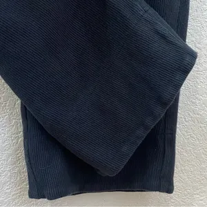 FREE PEOPLE BEACH Black Washed Drawstring Waist Pleated Wide Leg Cropped Pant XS thumbnail 7