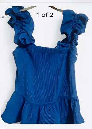 Royal blue tank top it’s fashion Size XL thumbnail 1