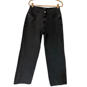 White Fox Bring The Style Low Rise Wide Leg Jeans Black Acid Wash Medium New thumbnail 4