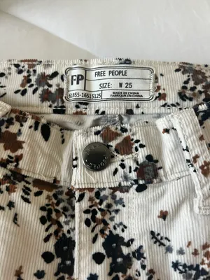 Free People Corduroy Pattered Pants thumbnail 8