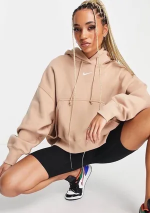 Pink Nike hoodie  thumbnail 1