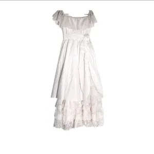Vintage Wedding‎ White Lace Dress Size M thumbnail 15