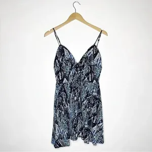 NBD Only Way Dress in Blue & Green Size Small Mini Dress Revolve Snake Skin thumbnail 5