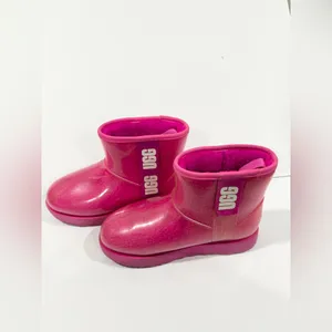 UGG Pink Clear Mini Boots Women’s 7 Waterproof Shearling Cozy Winter thumbnail 10