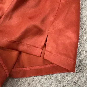 Free People Allani Liu Webber satin shorts SZ M Orange Size M thumbnail 8
