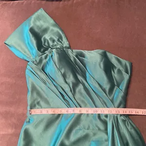 Women’s Green One Shoulder Full Length Mermaid Fit Formal Dress Size 6 thumbnail 7