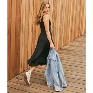 ✨Marine Layer Lexi Rib Fit and Flare Midi Dress✨ thumbnail 2
