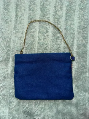 Tiger beaded bag Blue thumbnail 2