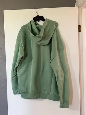 Sage Green Hoodie with White Dancing Skeletons thumbnail 3