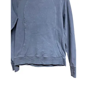Lululemon Scuba Pullover Hoodie Sweatshirt Washed Blue Charcoal Women’s‎ Size 4 thumbnail 5