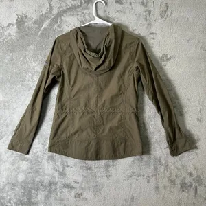 KUHL Stryka Jacket Olive‎ Green Hooded Utility Hiking Gorpcore Granola Girl XS thumbnail 4
