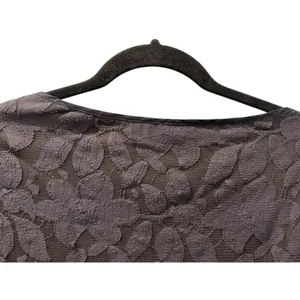 Tory Burch Lace Lined Size Medium Navy Blue Blouse Top Cotton Blend Work Floral thumbnail 7