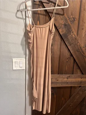 Women’s Dress in Nude Tan Size undefined thumbnail 3