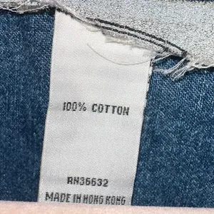 Vintage‎ Haggar Denim Utility Vest Large Blue Zip Front Workwear Pockets 90s thumbnail 6