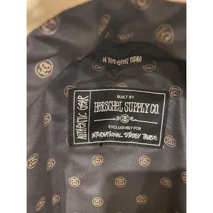 Stussy X Herschel Supply Co Cream Patch Backpack Canvas International Tribe Bag thumbnail 7