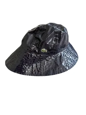 LACOSTE Unisex Navy Blue Bucket Hat Size Medium thumbnail 8
