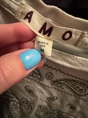 Amo bandana tshirt White Size M thumbnail 2
