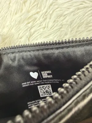 Yves Saint Laurent Beauté Black Cosmetic Makeup Bag Pouch YSL Beauty thumbnail 7