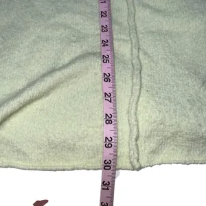 Free People Oversized Open Knit Cardigan Sweater Mint Green Size M/L OB1039497 thumbnail 8