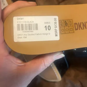 DKNY studded platform wedge thumbnail 6