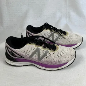 New Balance 880 v9 Women's‎ Running Shoes Sneakers White Purple Black Size 11 thumbnail 4