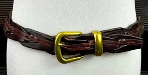 Vintage The Limited Genuine Leather Boho Waist belt Fully Adjustable S/M thumbnail 1