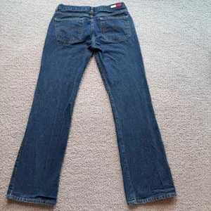Vintage Tommy Hilfiger Tommy Jeans Women 29x29 Dark Wash Flare Leg Y2K 2002 thumbnail 2