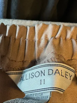 Allison Daley Wide-Leg Ponte Pants in Taupe thumbnail 3