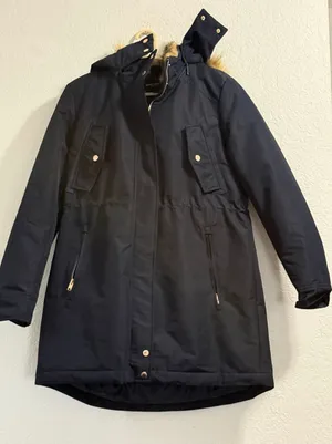 MARC NEW YORK FAUX FUR DRAWSTING WAIST HOODED WINTER JACKET Size L thumbnail 1