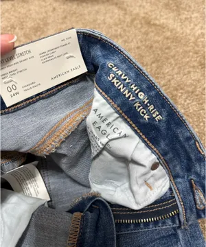 American Eagle next level curvy high waist skinny kick thumbnail 4