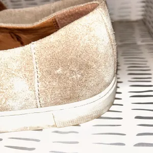 Frye Gemma Tassel Slip On Ash Suede‎ Leather Loafer Sneakers Womens 8.5M Boho thumbnail 3