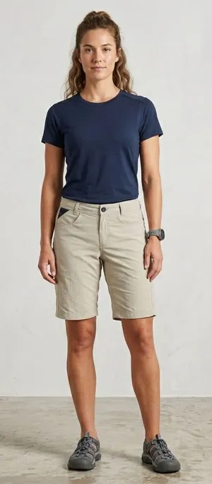 PATAGONIA Away From Home Cargo Outdoor Hiking Camping Shorts Beige Size 6. thumbnail 1