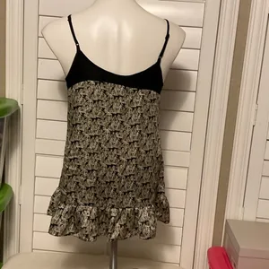 Allen B. By Allen Schwartz Black and Cream Chemise thumbnail 3