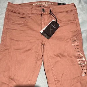 American Eagle Super Stretch low rise Jeggings‎ Sz 4 C21 thumbnail 4