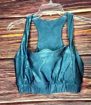 Lola Getts Blue Sports Bra. Size Large. thumbnail 1