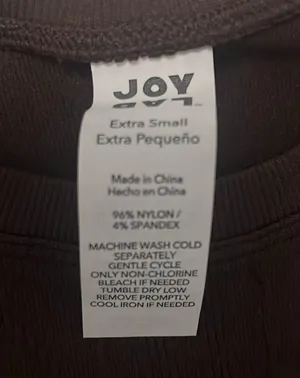 JoyLab cropped workout top thumbnail 2