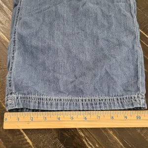 WallFlower Women's Light Wash Denim Wide-Leg Overalls Medium thumbnail 6