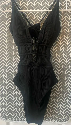 Black One Piece Swimsuit Size S thumbnail 1