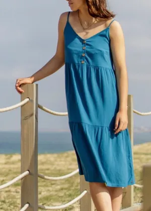 Roxy Dream Beach Summer Midi Dress Size Medium thumbnail 1