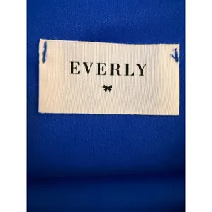 Everly Blue Orange Citrus Print Halter Dress Womens Small Vacation Resort Beach thumbnail 3