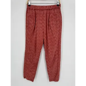 Anthropologie Red Space Dye Jogger Pants Size Small Boho‎ Lounge Casual Cotton thumbnail 3
