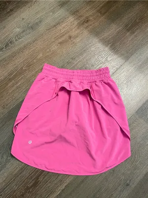 lululemon athletica Hotty Hot High-Rise Skirt Pink Athletic Skort Size 4 thumbnail 3