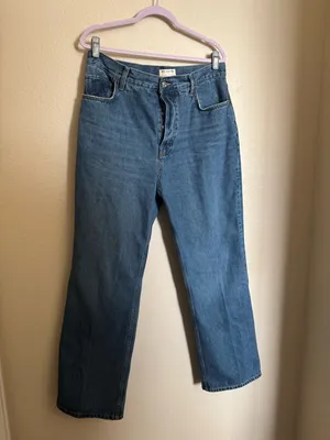Free People We The Free Holly Bootcut Jeans size‎ 33 - Non Distressed Med Wash thumbnail 3