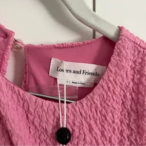 Lovers & Friends Revolve Lavallette Mini Dress in Bubblegum Pink thumbnail 5